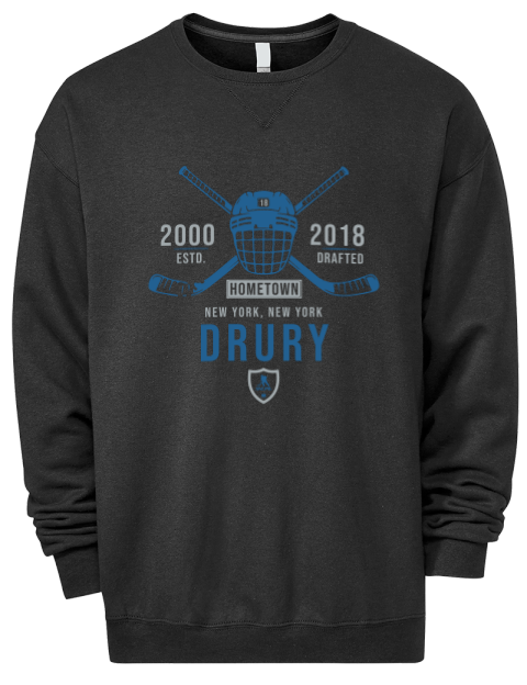 Heritage Jack Drury Premium Unisex Crewneck Sweatshirt | Swagsta