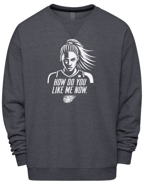 How Do You Like Me Now She Got Game Premium Unisex Crewneck Sweatshirt | Swagsta
