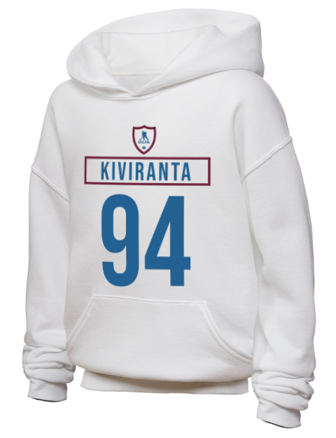 Home Jersey Joel Kiviranta Youth Hooded Sweatshirt | Swagsta