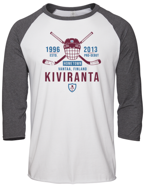 Classic Heritage Joel Kiviranta Unisex Premium Three-Quarter Raglan T-Shirt | Swagsta