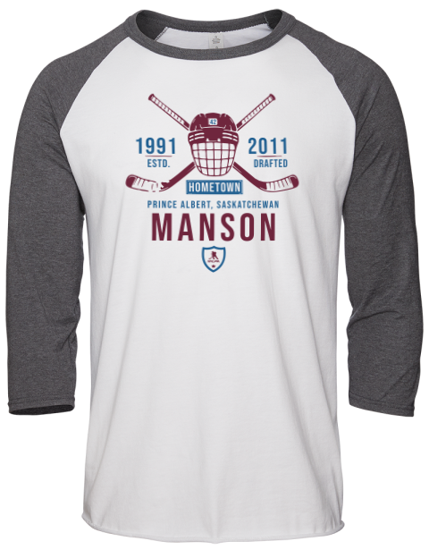 Classic Heritage Josh Manson Unisex Premium Three-Quarter Raglan T-Shirt | Swagsta
