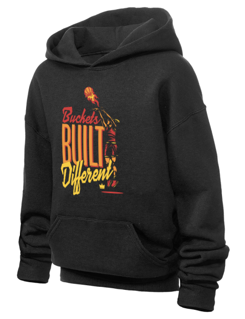 Buckets Built Different She Got Game Youth Hooded Sweatshirt | Swagsta