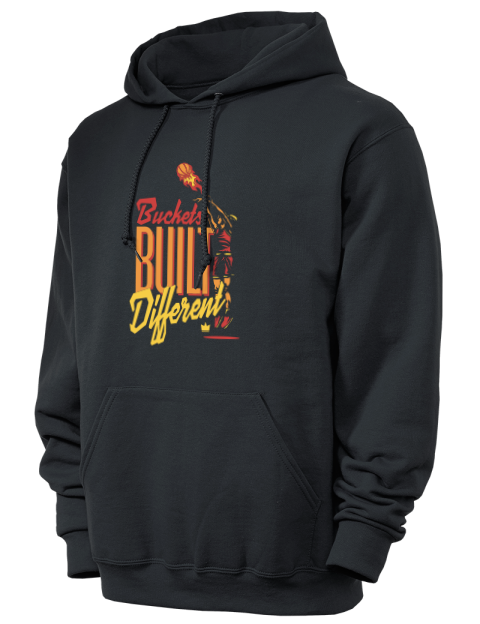 Buckets Built Different She Got Game Unisex Hooded Sweatshirt | Swagsta