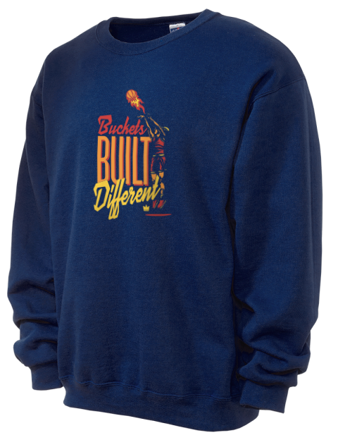 Buckets Built Different She Got Game Unisex Crewneck Sweatshirt | Swagsta