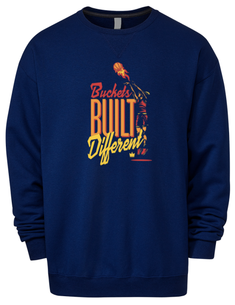 Buckets Built Different She Got Game Premium Unisex Crewneck Sweatshirt | Swagsta