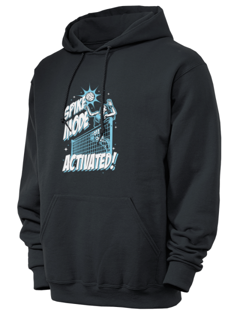 Spike Mode Activated She Got Game Unisex Hooded Sweatshirt | Swagsta