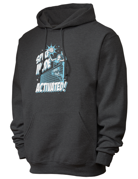 Spike Mode Activated She Got Game Unisex Hooded Sweatshirt | Swagsta