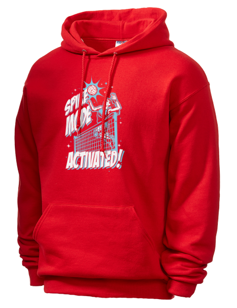 Spike Mode Activated She Got Game Unisex Hooded Sweatshirt | Swagsta