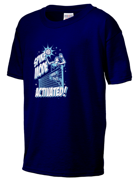 Spike Mode Activated She Got Game Youth T-Shirt | Swagsta