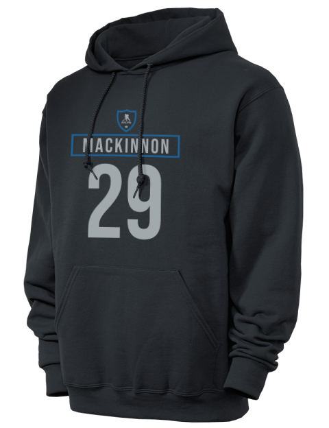 Away Jersey Nathan Mackinnon Unisex Hooded Sweatshirt | Swagsta