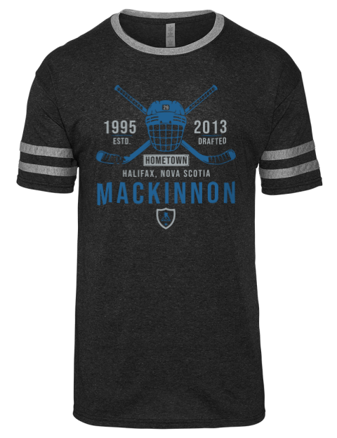 Classic Heritage Nathan Mackinnon Men's Tri-Blend T-Shirt | Swagsta