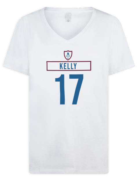 Home Jersey Parker Kelly Premium Ladies V-Neck T-Shirt | Swagsta