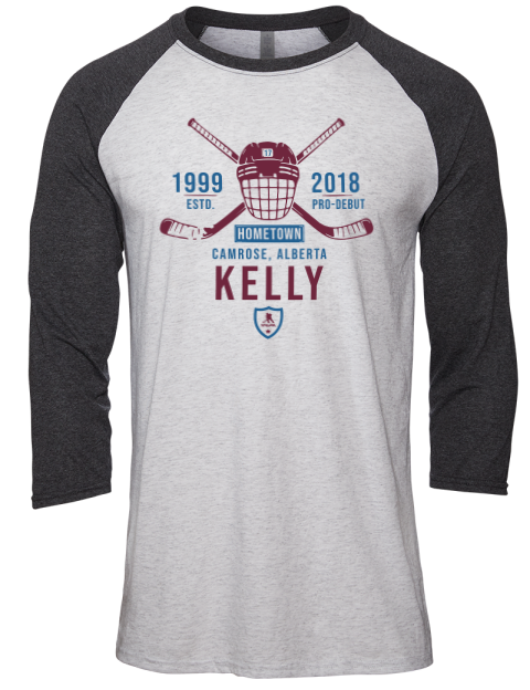 Classic Heritage Parker Kelly Unisex Premium Three-Quarter Raglan T-Shirt | Swagsta