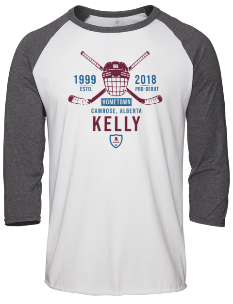 Classic Heritage Parker Kelly Unisex Premium Three-Quarter Raglan T-Shirt | Swagsta