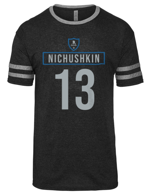 Away Jersey Valeri Nichushkin Men's Tri-Blend T-Shirt | Swagsta