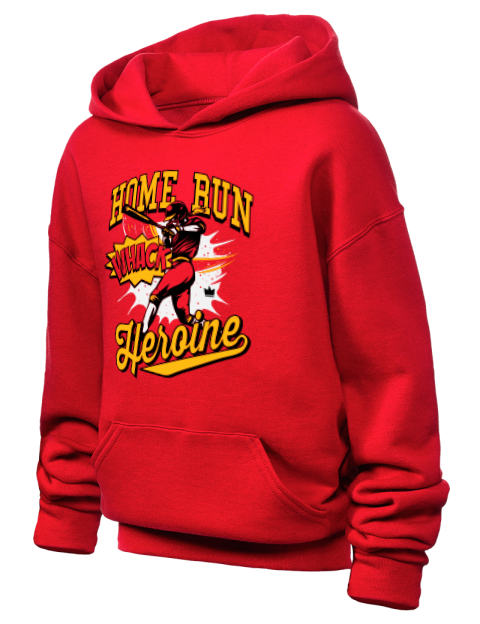 Home Run Heroine She Got Game Youth Hooded Sweatshirt | Swagsta