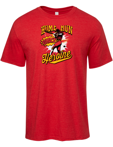 Home Run Heroine She Got Game Premium Ring-Spun Cotton Unisex T-Shirt | Swagsta