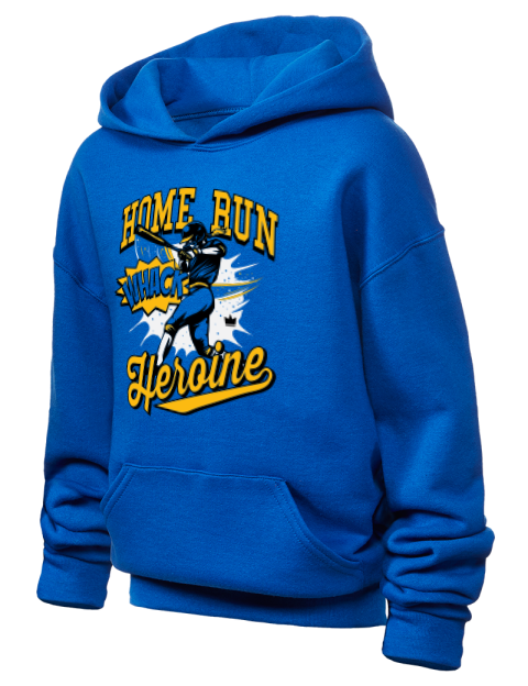 Home Run Heroine She Got Game Youth Hooded Sweatshirt | Swagsta