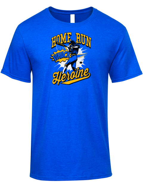 Home Run Heroine She Got Game Premium Ring-Spun Cotton Unisex T-Shirt | Swagsta