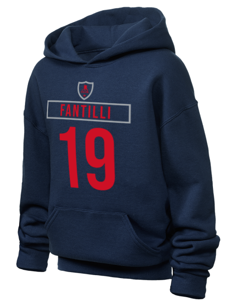 Away Jersey Adam Fantilli Youth Hooded Sweatshirt | Swagsta