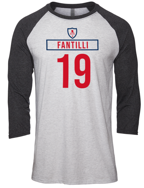 Home Jersey Adam Fantilli Unisex Premium Three-Quarter Raglan T-Shirt | Swagsta