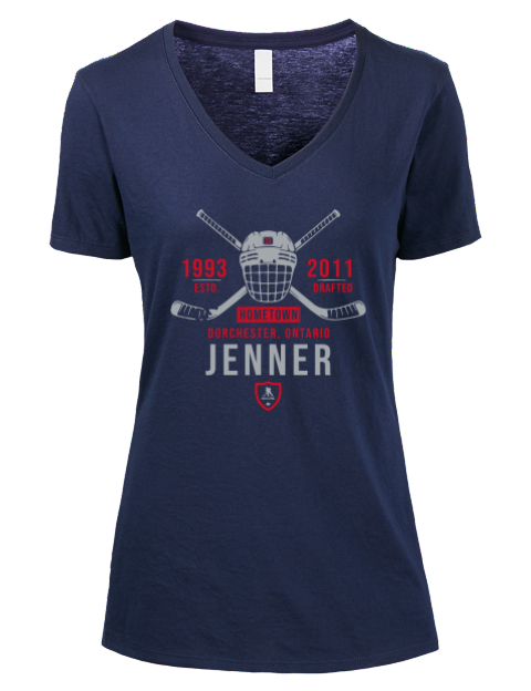 Heritage Boone Jenner Premium Ladies V-Neck T-Shirt | Swagsta