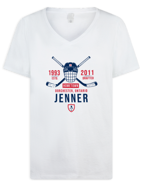 Classic Heritage Boone Jenner Premium Ladies V-Neck T-Shirt | Swagsta