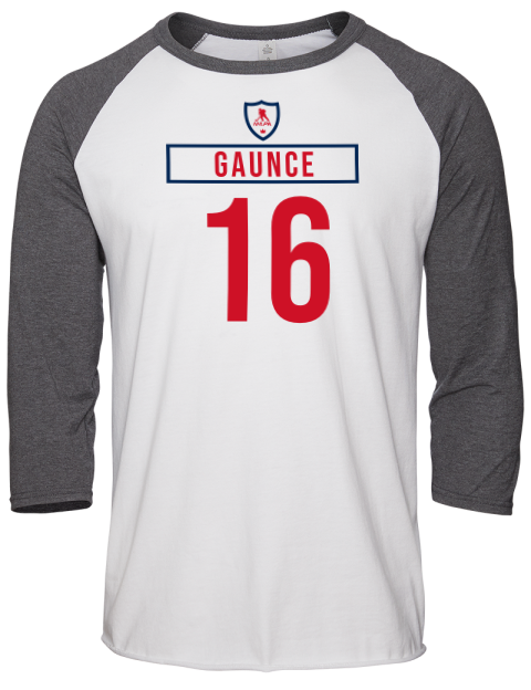 Home Jersey Brendan Gaunce Unisex Premium Three-Quarter Raglan T-Shirt | Swagsta