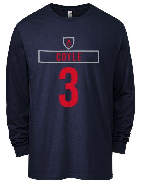 Away Jersey Charlie Coyle Men's Long-Sleeve T-Shirt | Swagsta