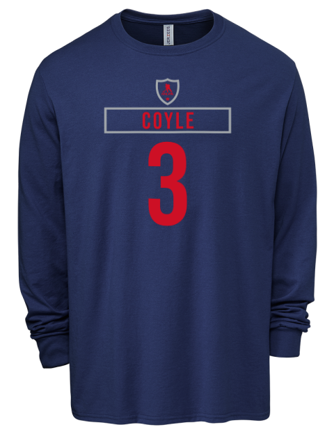 Away Jersey Charlie Coyle Men's Premium Blend Long Sleeve-T-Shirt | Swagsta