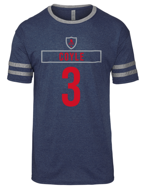 Away Jersey Charlie Coyle Men's Tri-Blend T-Shirt | Swagsta