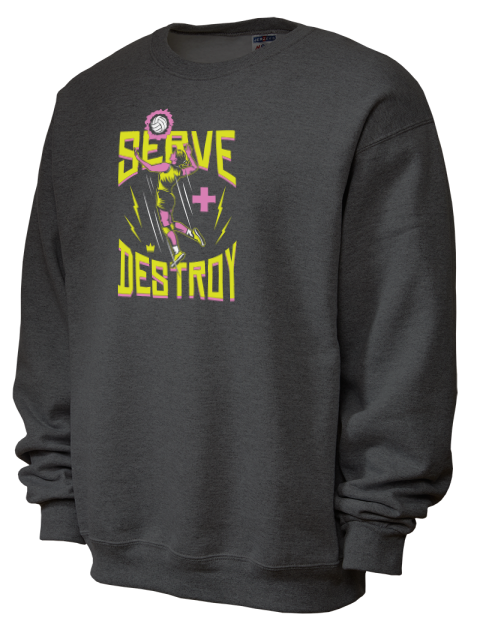 Serve & Destroy She Got Game Unisex Crewneck Sweatshirt | Swagsta