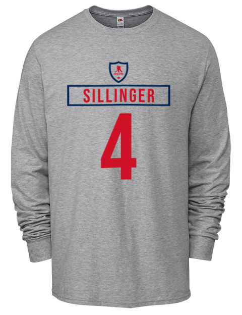 Home Jersey Cole Sillinger Men's Long-Sleeve T-Shirt | Swagsta