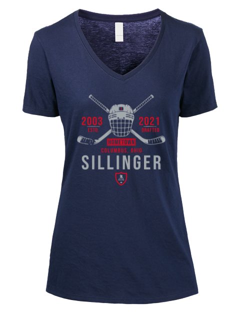 Heritage Cole Sillinger Premium Ladies V-Neck T-Shirt | Swagsta