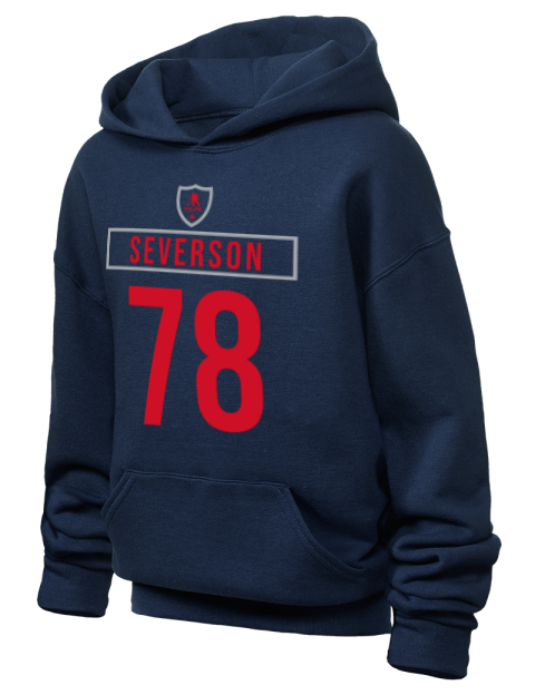 Away Jersey Damon Severson Youth Hooded Sweatshirt | Swagsta