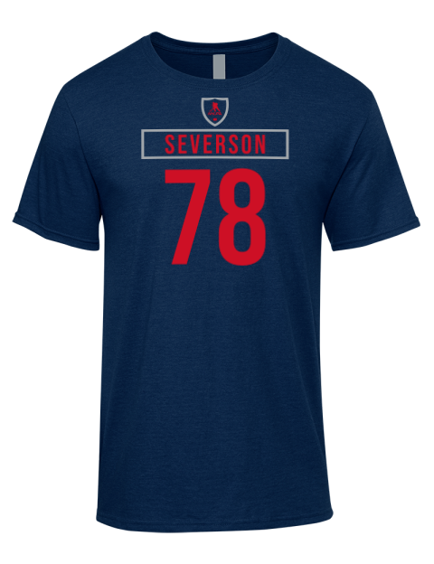 Away Jersey Damon Severson Premium Ring-Spun Cotton Unisex T-Shirt | Swagsta