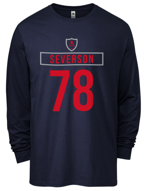 Away Jersey Damon Severson Men's Long-Sleeve T-Shirt | Swagsta