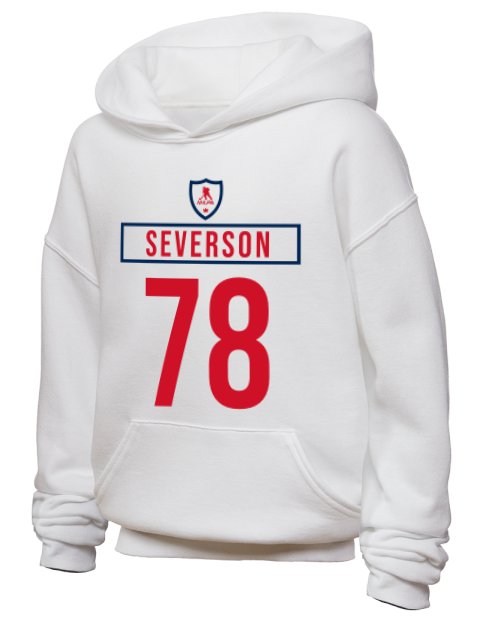 Home Jersey Damon Severson Youth Hooded Sweatshirt | Swagsta