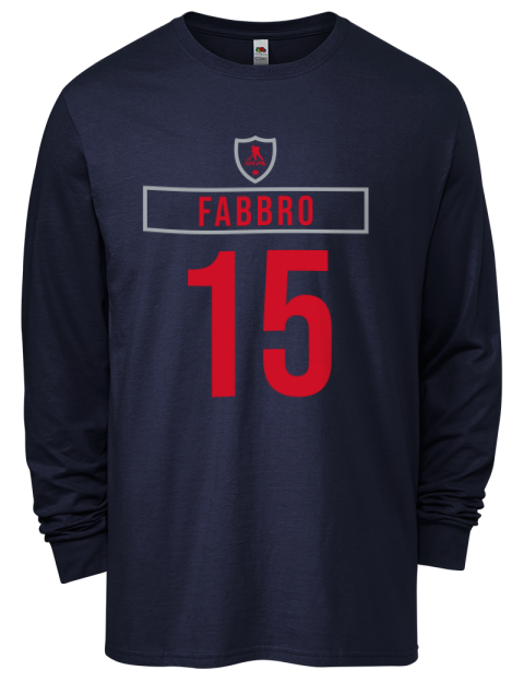 Away Jersey Dante Fabbro Men's Long-Sleeve T-Shirt | Swagsta