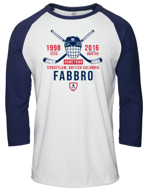Classic Heritage Dante Fabbro Unisex Premium Three-Quarter Raglan T-Shirt | Swagsta