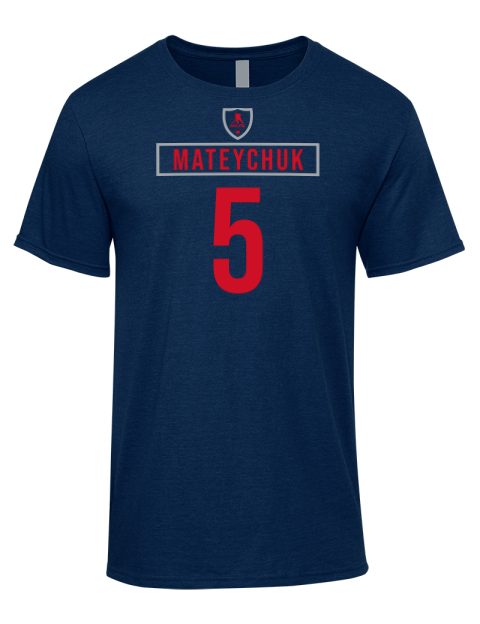 Away Jersey Denton Mateychuk Premium Ring-Spun Cotton Unisex T-Shirt | Swagsta