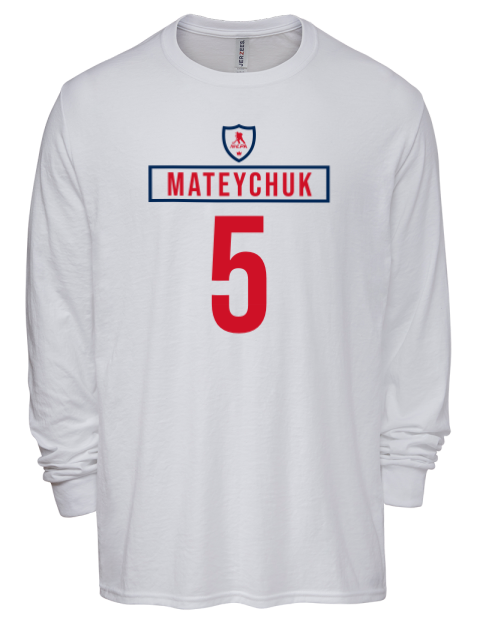 Home Jersey Denton Mateychuk Men's Premium Blend Long Sleeve-T-Shirt | Swagsta