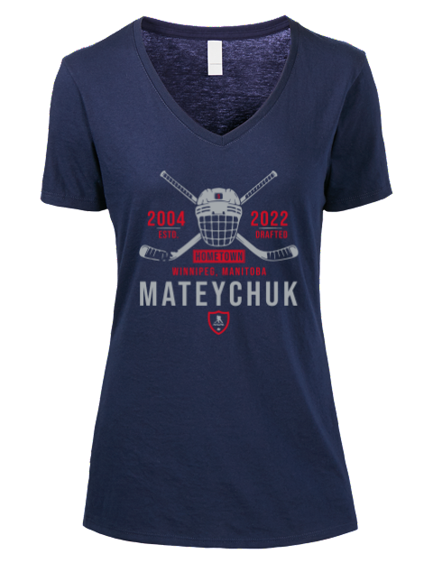 Heritage Denton Mateychuk Premium Ladies V-Neck T-Shirt | Swagsta