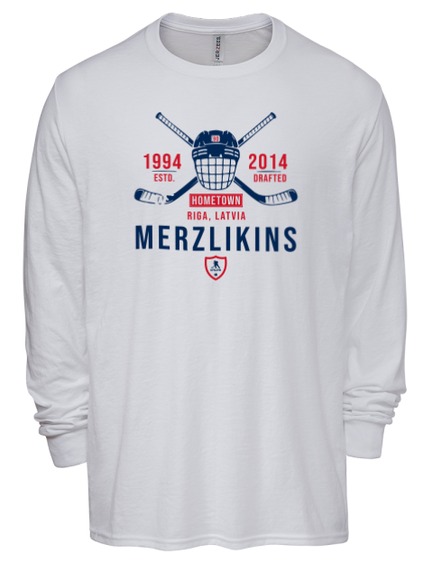 Classic Heritage Elvis Merzlikins Men's Premium Blend Long Sleeve-T-Shirt | Swagsta