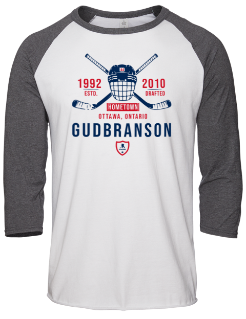 Classic Heritage Erik Gudbranson Unisex Premium Three-Quarter Raglan T-Shirt | Swagsta
