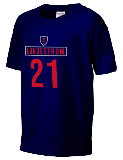 Away Jersey Isac Lundestrom Youth T-Shirt | Swagsta