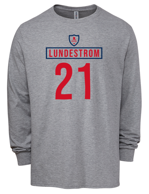Home Jersey Isac Lundestrom Men's Premium Blend Long Sleeve-T-Shirt | Swagsta