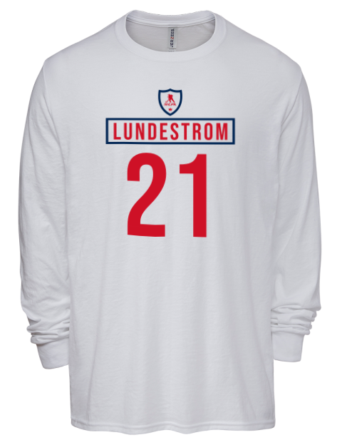 Home Jersey Isac Lundestrom Men's Premium Blend Long Sleeve-T-Shirt | Swagsta
