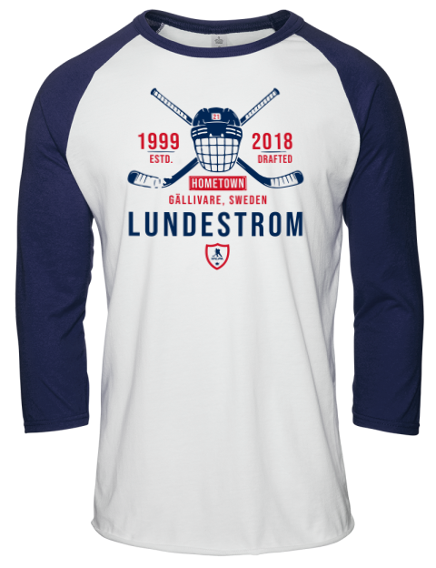 Classic Heritage Isac Lundestrom Unisex Premium Three-Quarter Raglan T-Shirt | Swagsta
