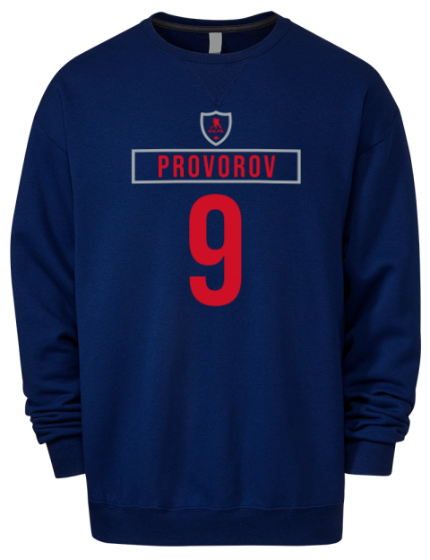 Away Jersey Ivan Provorov Premium Unisex Crewneck Sweatshirt | Swagsta